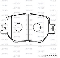 [BPADA1N140] A1N140 Advics Brake Pads