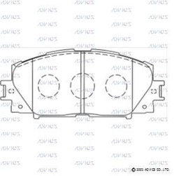 [BPADA1N155] A1N155 Advics Brake Pads