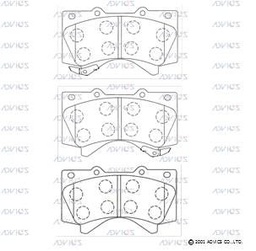 [BPTO1024] BPTO1024 Advics Brake Pads