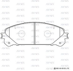 [BPADA1N191] A1N191 Advics Brake Pads