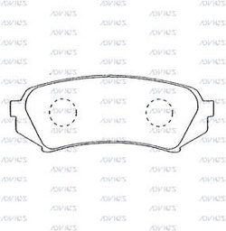 [BPTO2906] BPTO2906 Advics Brake Pads