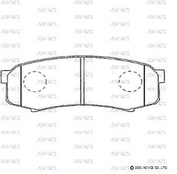 [BPADA2N012] A2N012 Advics Brake Pads