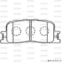 [BPADA2N104] A2N104 Advics Brake Pads