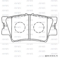 [BPTO2007] BPTO2007 Advics Brake Pads