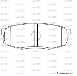 [BPTO2013] BPTO2013 Advics Brake Pads