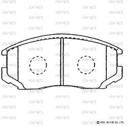 [SN297] SN297 Advics Brake Pads