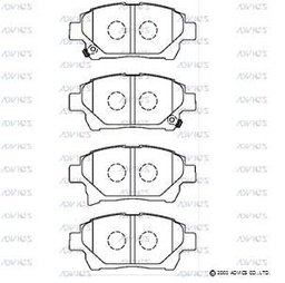 [SN956P] SN956P Advics Brake Pads