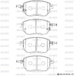 [B1N079] B1N079 Advics Brake Pads