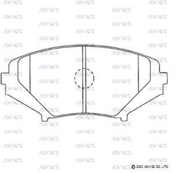 [E1N006] E1N006 Advics Brake Pads