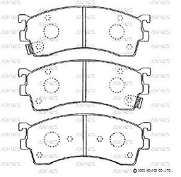 [E1N026] E1N026 Advics Brake Pads