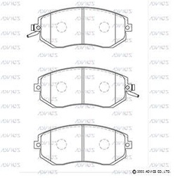 [F1N018] F1N018 Advics Brake Pads