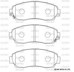 [C1N048] C1N048 Advics Brake Pads