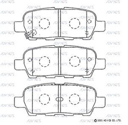 [B2N064] B2N064 Advics Brake Pads