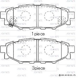 [SN920P] SN920P Advics Brake Pads