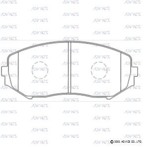 H1N040 Advics Brake Pads