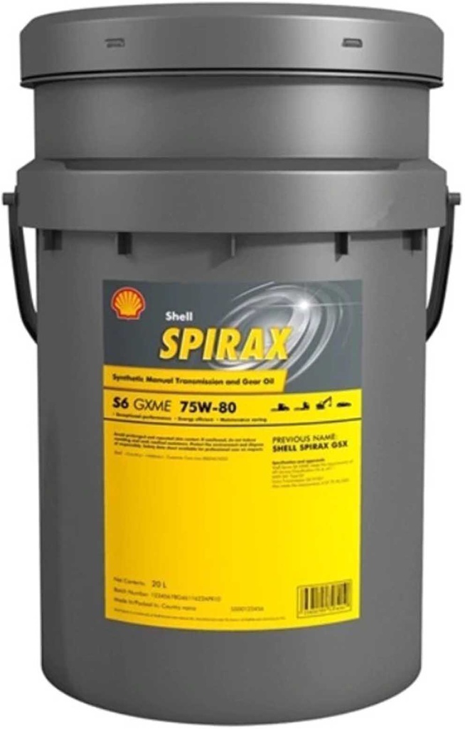 Shell Spirax S6 GXME 75W80 20L