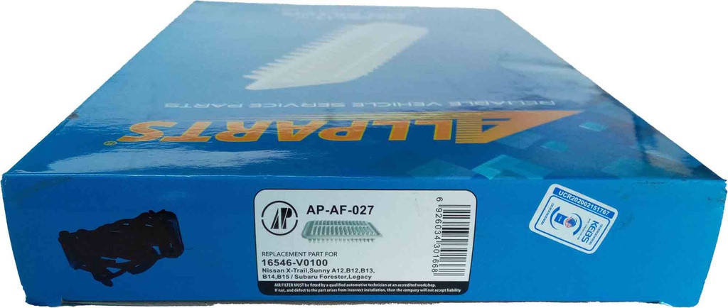 AP-AF-027 All Parts Air Cleaner