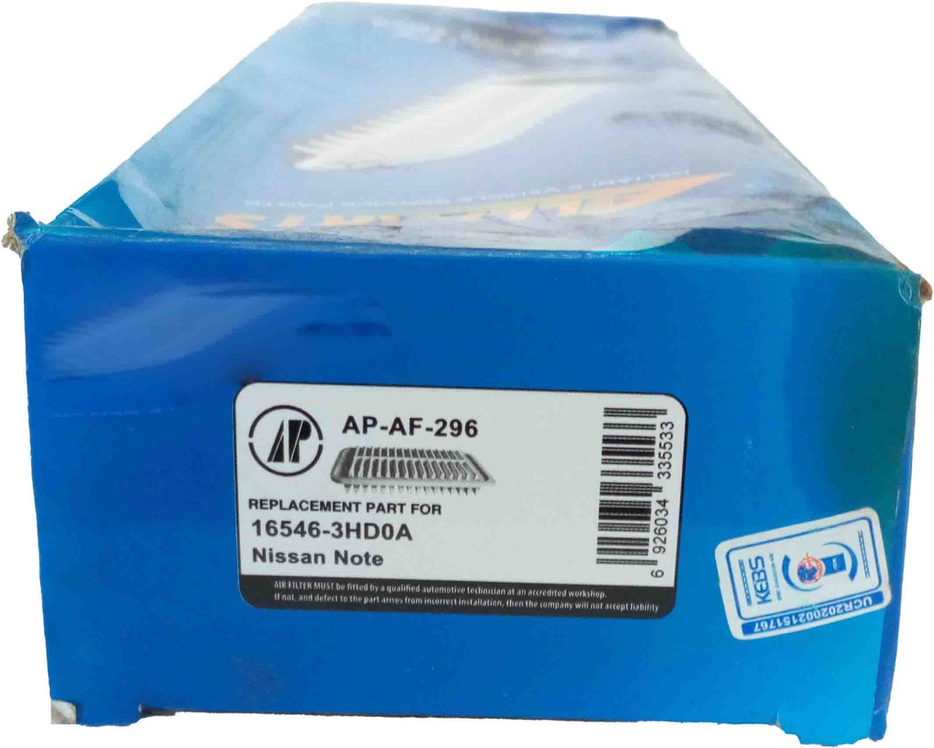 AP-AF-296 All Parts Air Cleaner