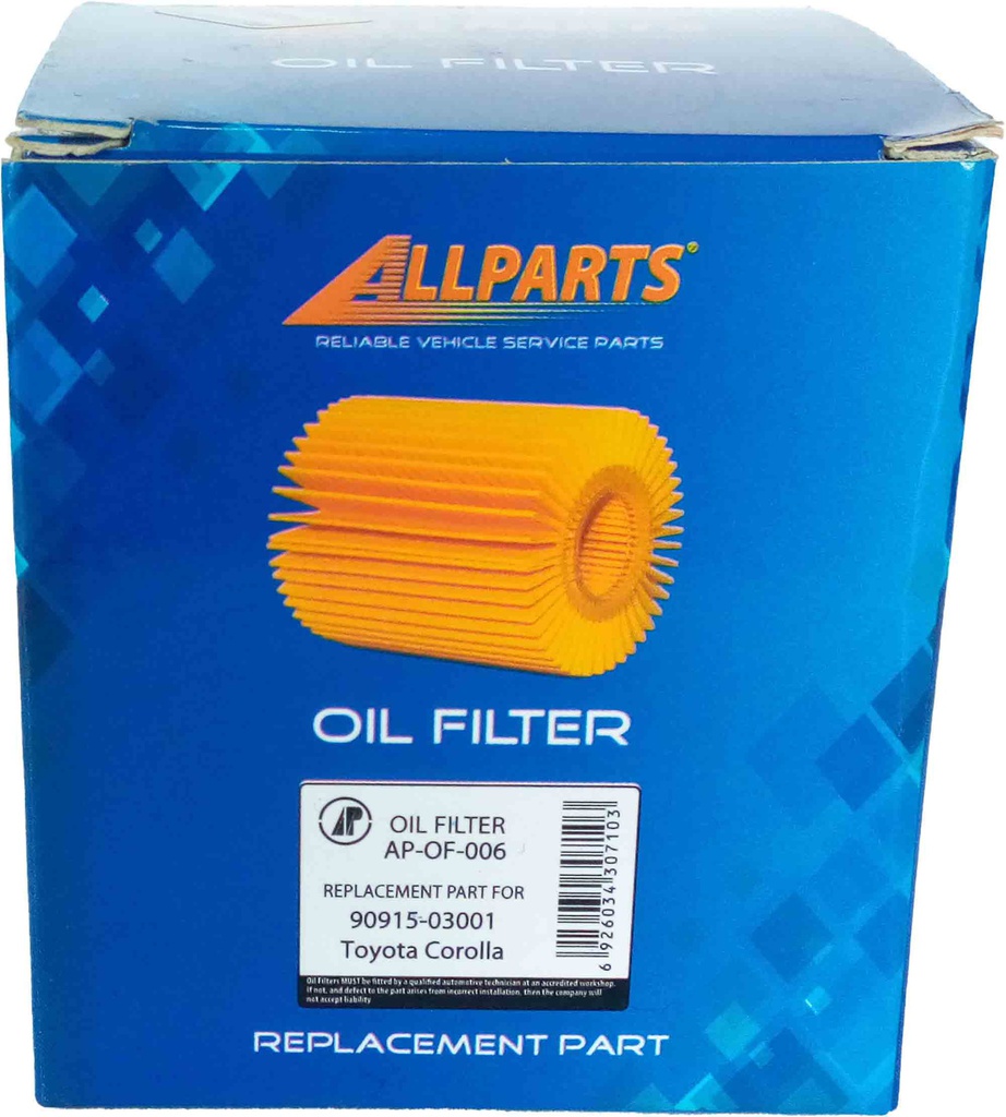 AP-OF-006 All Parts Oil Filter