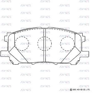 BPLX1003 Advics Brake Pads