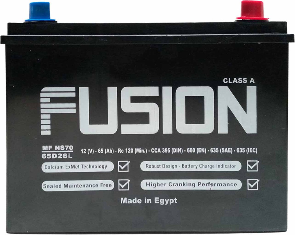 Battery Fusion SMF NS70L (65Ah-550)